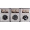 Image 1 : LOT OF ( 3 ) 1963 FRANKLIN HALF DOLLARS, NGC PROOF-66