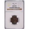 Image 1 : 1853 HALF CENT, NGC MS-62 BN