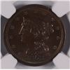 Image 2 : 1853 HALF CENT, NGC MS-62 BN