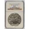 Image 1 : 2011 (S) SILVER AMERICAN EAGLE NGC MS-69