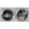 Image 1 : U.S. COMMEM DOLLARS 86 UNC LIBERTY BOX/COA  & 92 Pf WHITE HOUSE INNER BOX NO COA