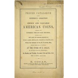 The 1859 Levick Sale