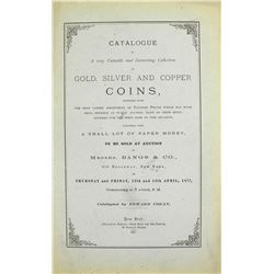 Cogan's 1877 Jenks Sale