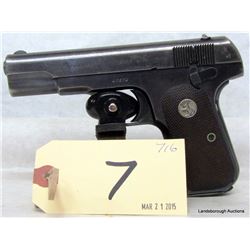 COLT 1908 POCKET HAMMERLESS