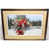 Image 1 : FRAMED PAUL CALLE PRINT