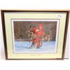 Image 1 : FRAMED PAUL CALLE PRINT