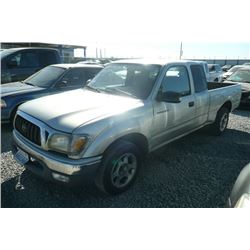 01 Toyota Tacoma 2dr Xtracab 2WD SB - T - DRIVE MC HG