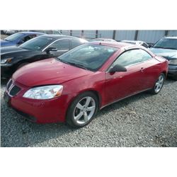 07 Pontiac G6 2dr Convertible - OT/ST - DRIVE MC TP