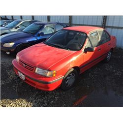 91 Toyota Tercel 4 Dr  Sedan - T - DRIVE MC