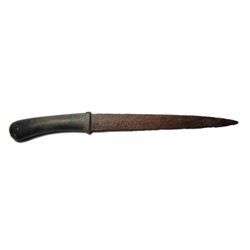 Near Eastern iron knife with bronze handle