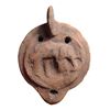Image 1 : A Roman ceramic lamp with an elephant