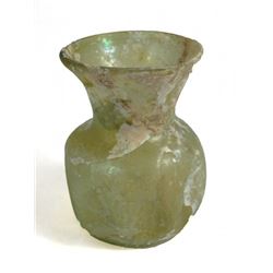 A Roman yellow glass cup