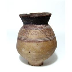A choice Coptic ceramic jar, Roman Egypt