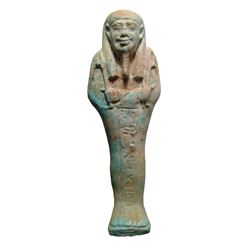 A choice Egyptian faience ushabti