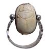 Image 1 : Egyptian scarab set in a nice wearable silver ring