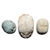 Image 1 : A lot of 3 Egyptian scarabs