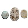 Image 2 : A lot of 3 Egyptian scarabs