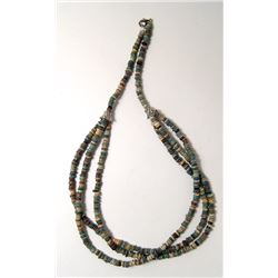 A lovely Egyptian faience bead necklace