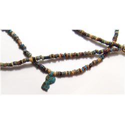 A beautiful Egyptian faience beaded necklace