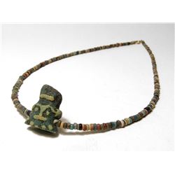 A nice Egyptian faience beaded necklace