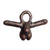 Image 1 : A Roman silver tri-penis amulet