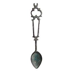 Late Roman-Byzantine bronze spoon