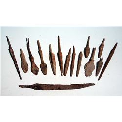 A collection of Bactrian projectile points