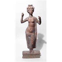 A large terracotta figure of Aphrodite