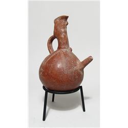 A choice Cypriot Red Polished Ware Jug