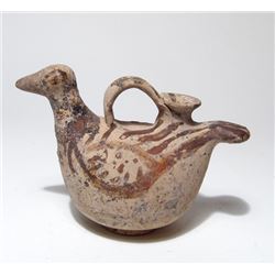 A Greek footed askos in the form of a bird