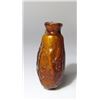 Image 1 : Roman amber mold-blown glass date flask