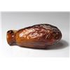 Image 2 : Roman amber mold-blown glass date flask