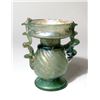 Image 1 : Roman green glass two-handled flask