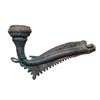 Image 1 : Asian bronze pipe in form of sea eel