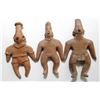 Image 1 : 3 Colima ceramic standing figurines