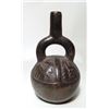 Image 3 : Chimu black-ware stir-up bottle, Peru