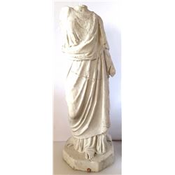 Roman marble statue of a goddess, probably Laetitia