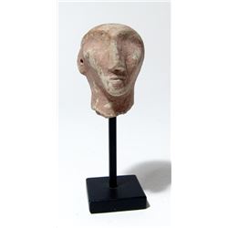 Canaanite ceramic head of a deity, Israel, Jaffa