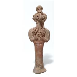 A nice Syrio-Hittite terracotta Asharte idol