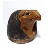 Image 1 : An Egyptian wood lid for a canopic jar
