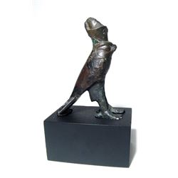 A beautiful Egyptian bronze figure of Horus