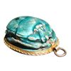 Image 4 : A superb Egyptian scarab set into a gold pendant