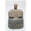 Image 1 : A Bactrian calcite votive head from a composite figure