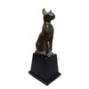 Image 1 : A magnificent Egyptian bronze figure of Bastet