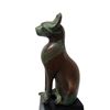 Image 6 : A magnificent Egyptian bronze figure of Bastet