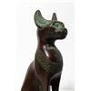 Image 7 : A magnificent Egyptian bronze figure of Bastet