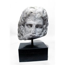 A Roman marble head of a bearded man