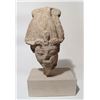 Image 1 : Egyptian limestone head of Osiris, Late Period