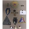 Image 4 : 15 PC MILITARY COLLECTION-WWII-CURRENT-PATCHES, DEVICES