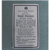 Image 2 : ORIG NAZI WWII FUNERAL CARD-W/PIC & IRON CROSS/HELMET
